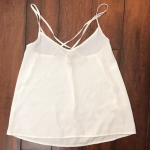 Hollister white tank